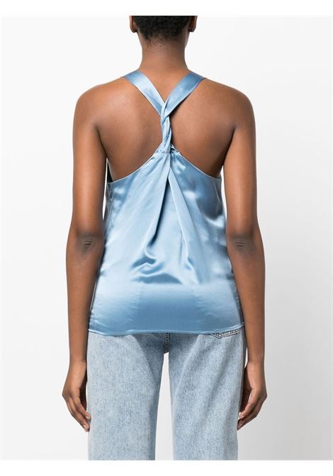 Top smanicato in azzurro - donna LOULOU STUDIO | ESTORBL